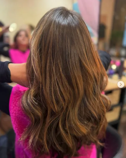 Coiffure et couleur réalisées au Salon de Marina