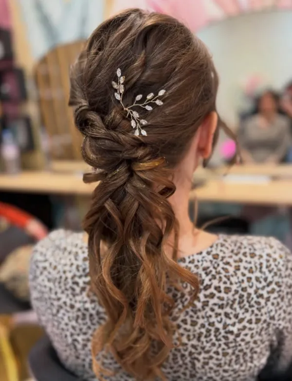 Transformation capillaire par l'équipe du Salon de Marina